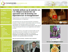 Tablet Screenshot of csweijers.nl